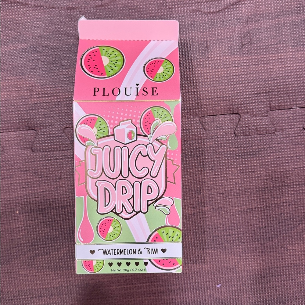 P. Louise Juicy Drip Watermelon AND kiwi Lip MASK  and earrings